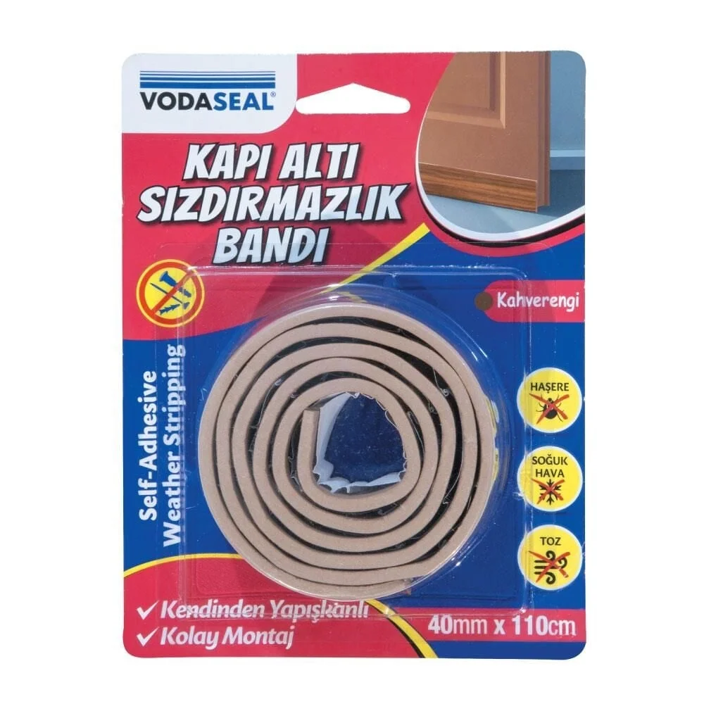 Mey İthalat® Vodaseal Kapı Altı Sızdırmazlık Bandı 40 mm 110 cm K Mey İthalat® Vodaseal Kapı Altı Sızdırmazlık Bandı 40 mm 110 cm K
