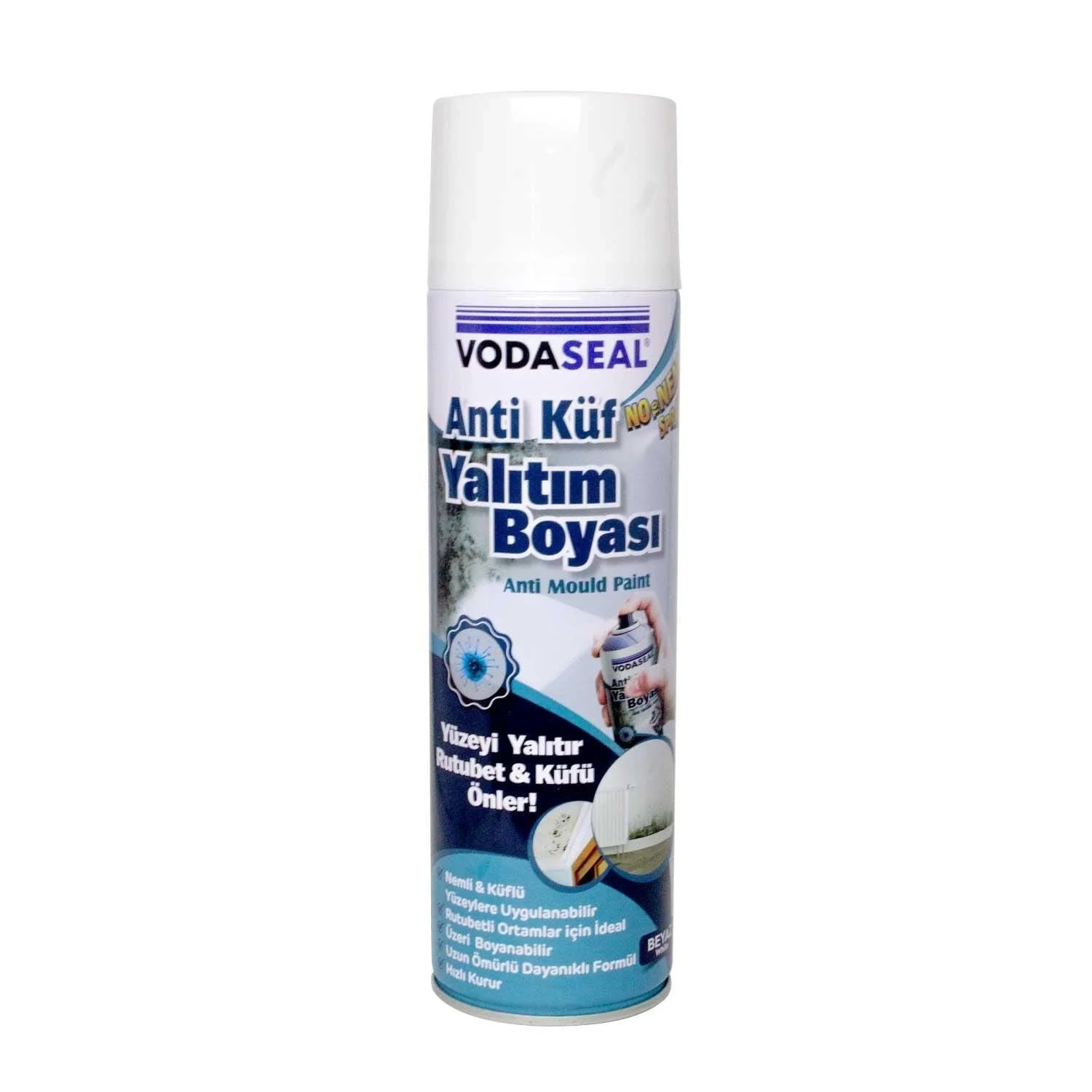 Mey İthalat® Vodaseal Anti Küf Yalıtım Boyası Sprey 500 ml