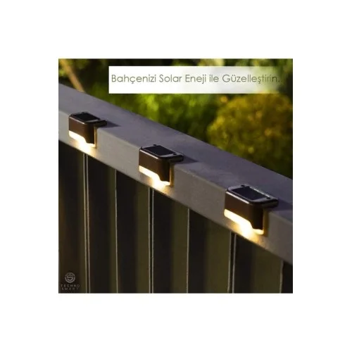 Mey İthalat® WaterProof Solar Merdiven Lambası 4 Adet