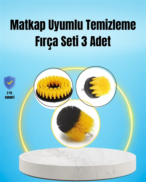 Mey İthalat® Yağ, Kir ve Pas Temizliği İçin Güçlü Naylon Kıllı Te
