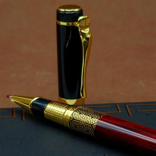 Mey İthalat® Yeni Model Desenli Metal Roller Kalem
