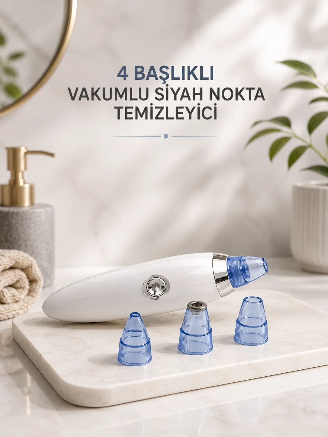 Mey İthalat® Yeni Nesil Vakumlu Pilli Siyah Nokta ve Yüz Temizlem