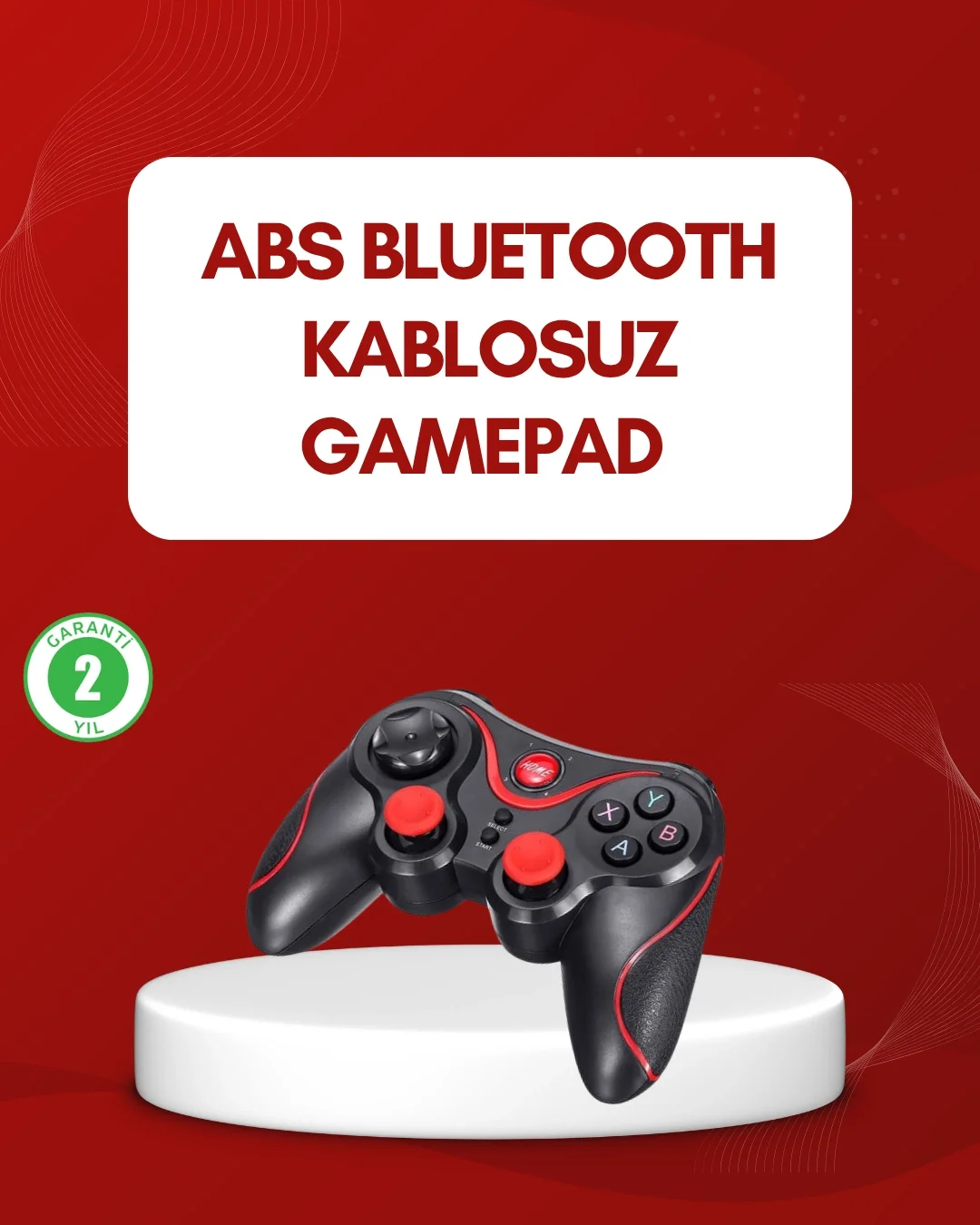 Mey İthalat® Yüksek Hassasiyetli Kablosuz Oyun Kolu PC ve Mobil U