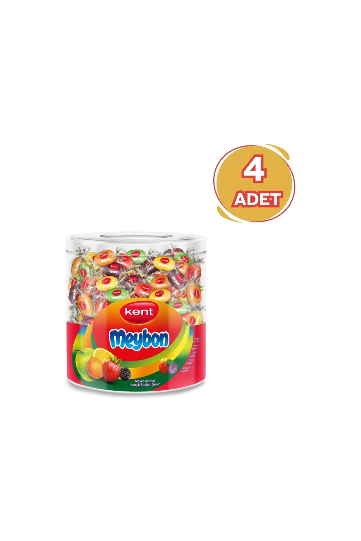 Meybon Mini Meyveli Kavanoz 504Gr 4'lü Paket