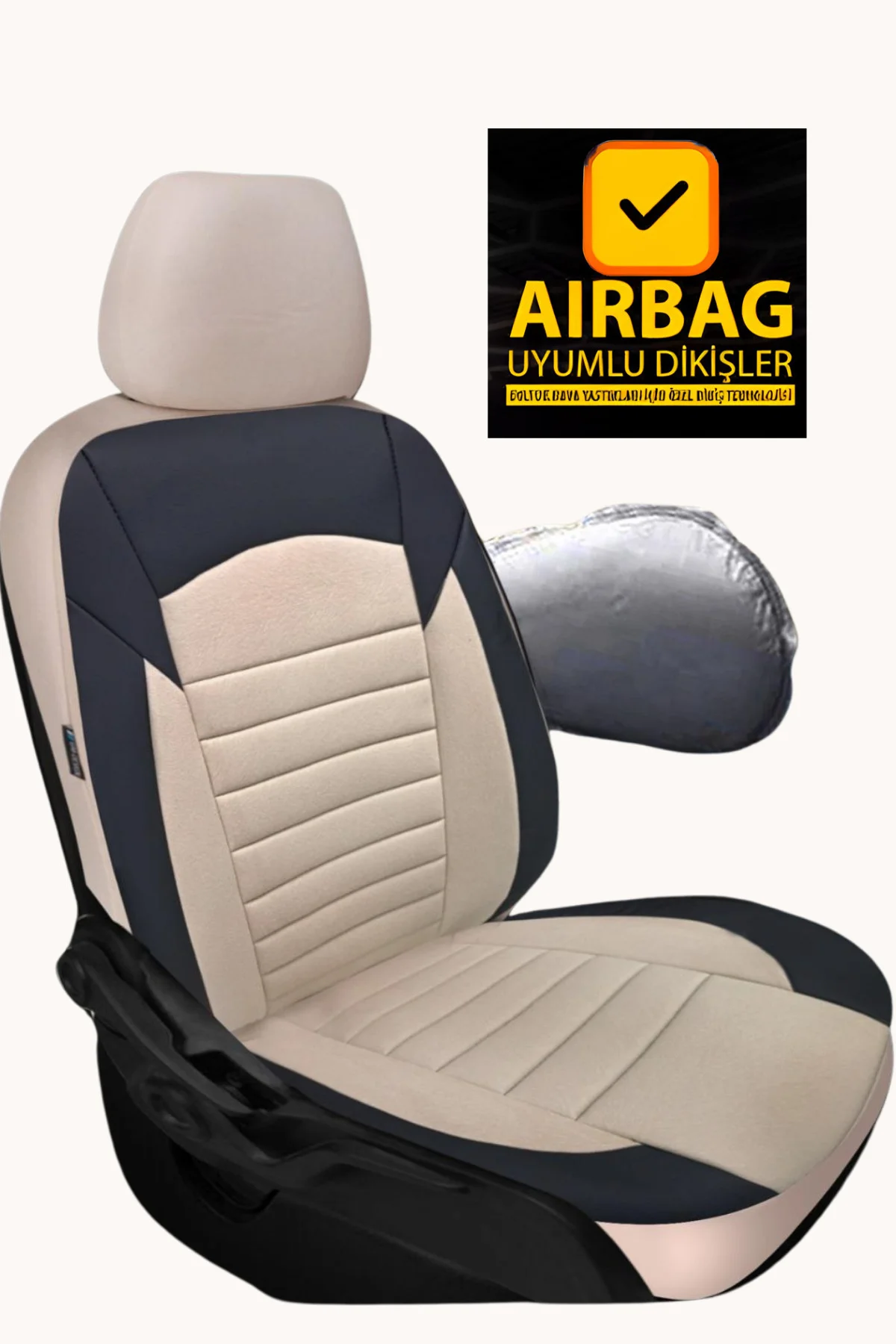 Meyra Serisi Tay Tüyü Oto Koltuk Kılıfı Bej Fiyatı, Yorumları ve Özellikleri