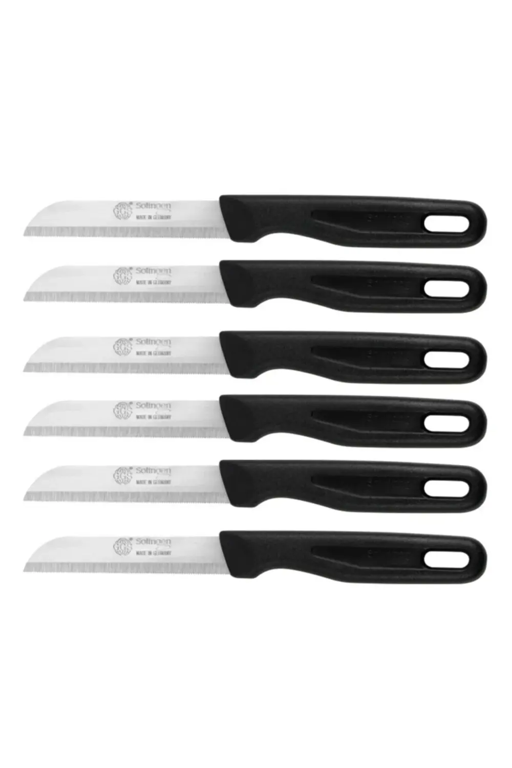 Meyve Bıçağı 6'lı Siyah Mat