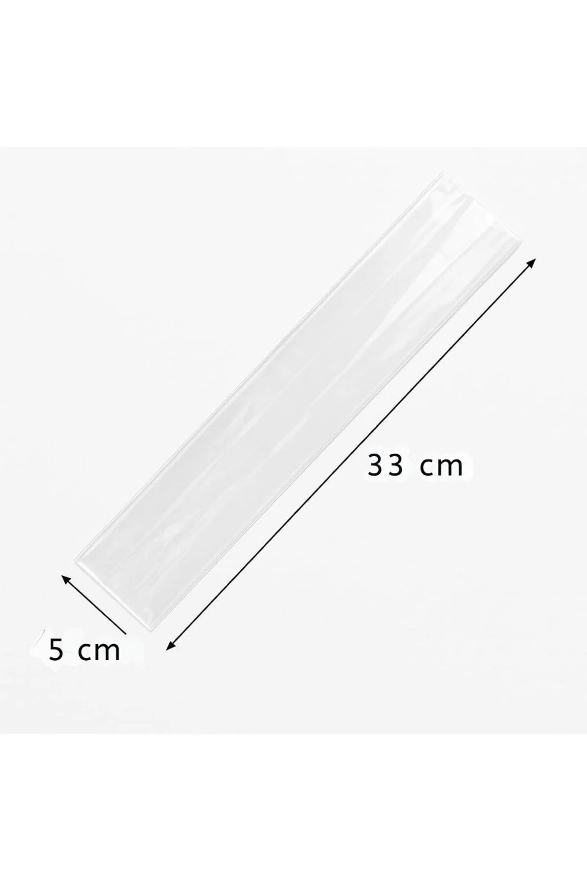Meyveli Buz Poşeti Sızdırmaz Ev Yapımı Dondurma Torbası Dondurucuya Uygun 5x33cm