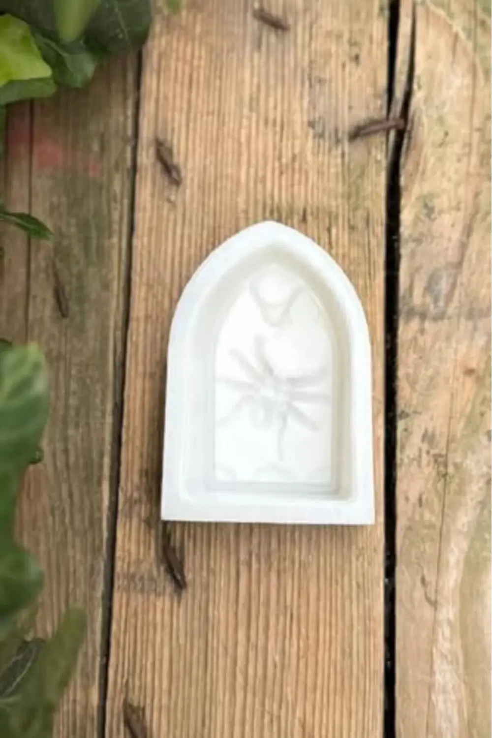 Mezar Taşı Örümcek Desenli Mum Kalıbı (Silikon) (1 Adet) 1200752