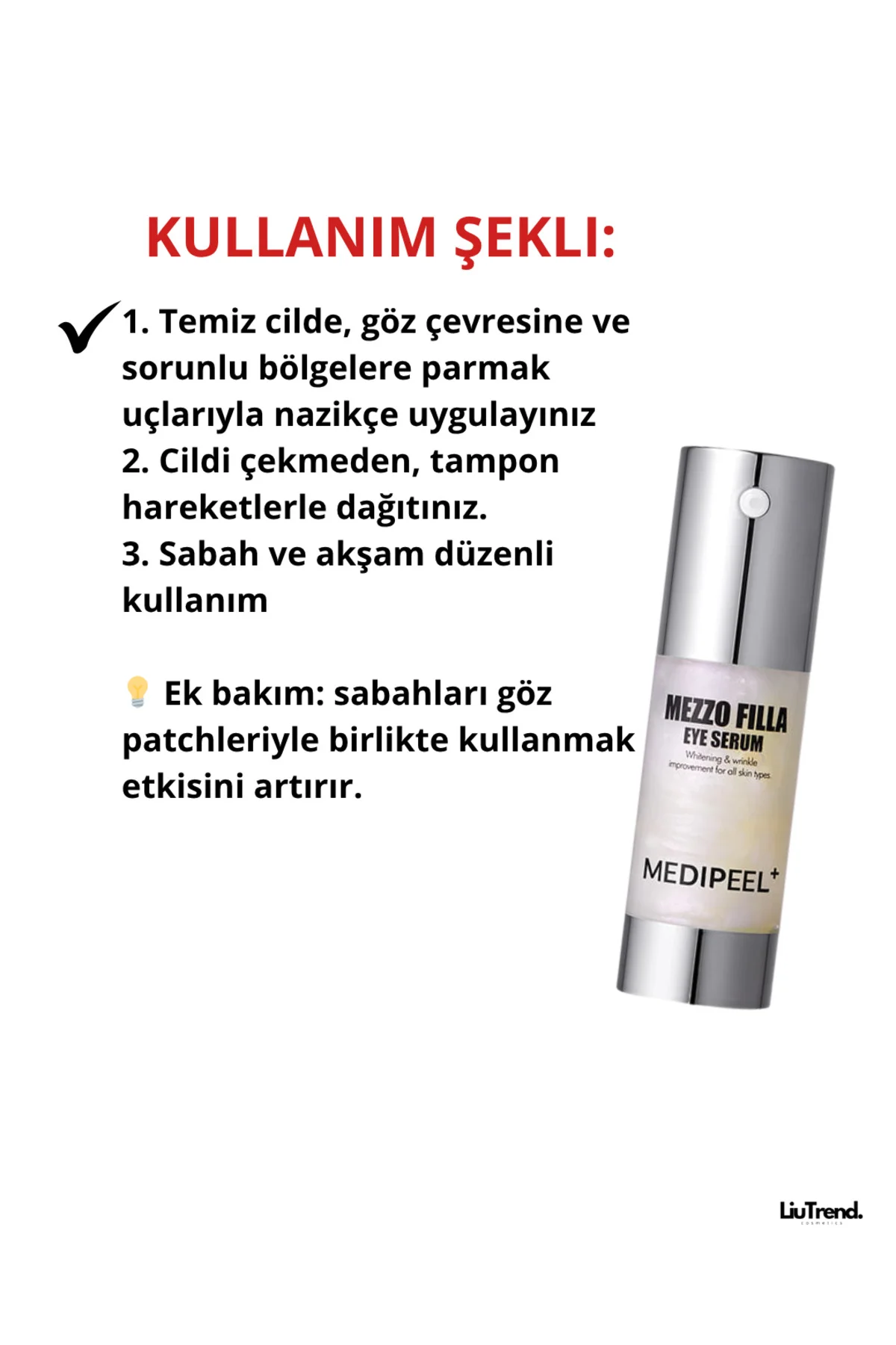 Mezzo Filla Eye Serum 30 ml Peptit Kompleksi İçeren Göz Serumu M0