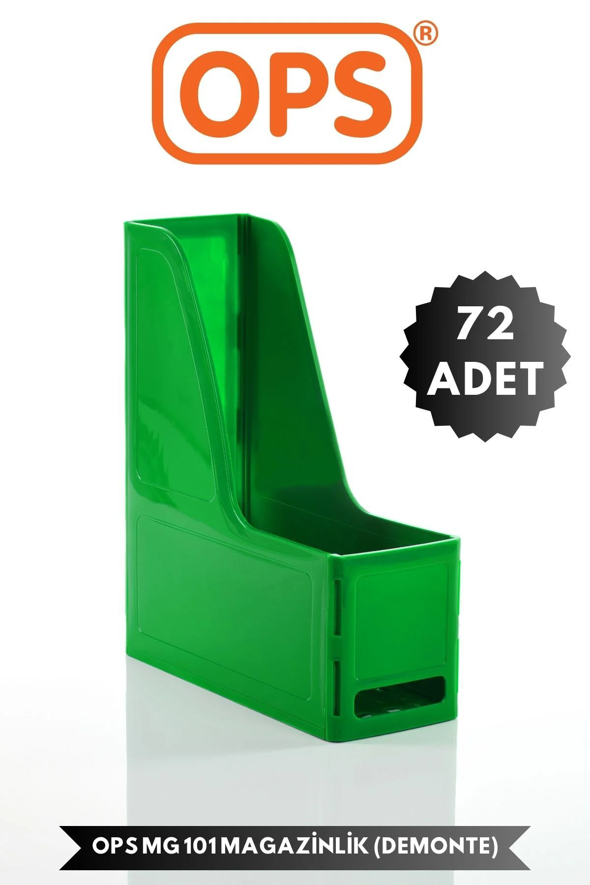 MG 101 A4 DEMONTE 72'Lİ PLASTİK DİKEY MAGAZİNLİK KLASÖR ARŞİV KUT