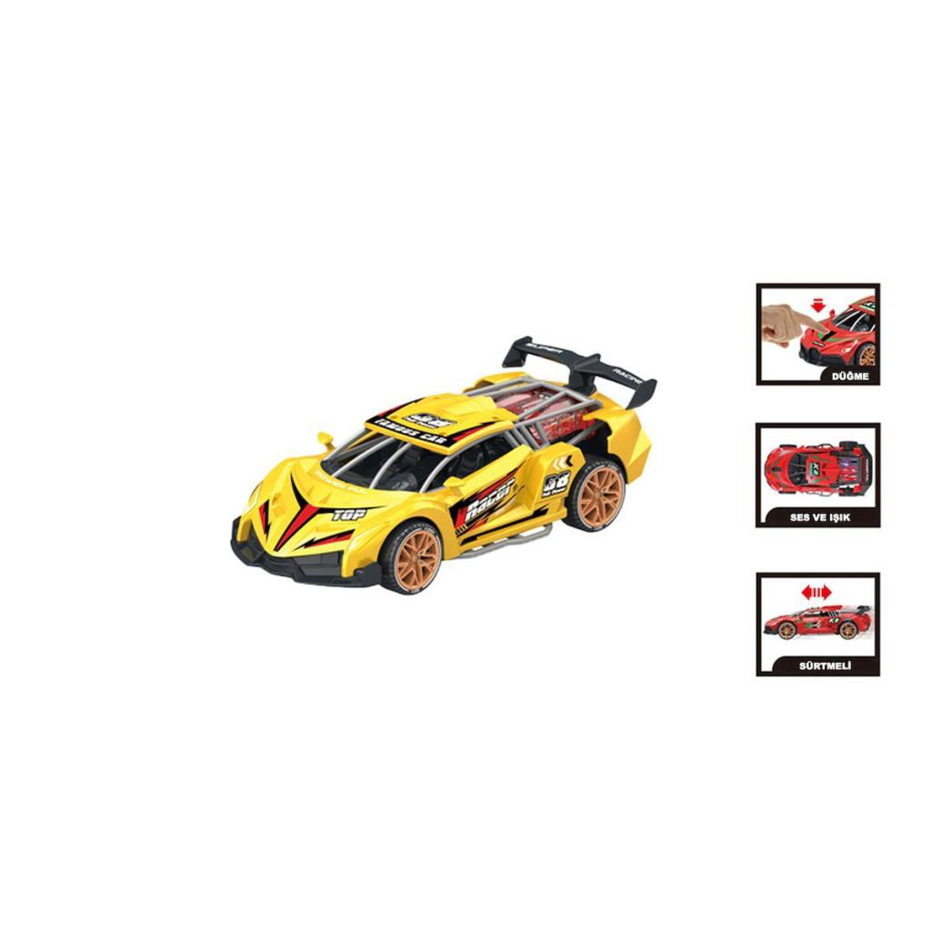 MG-D500-04-06 Sesli ve Işıklı Sürtmeli Spor Araba MG-D500-04-06 Sesli ve Işıklı Sürtmeli Spor Araba