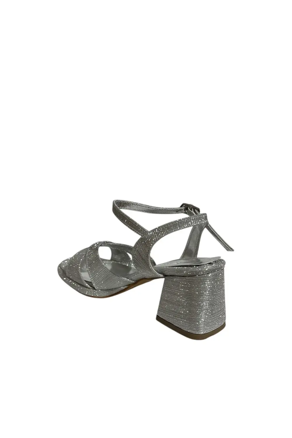 Mg Shoes 7105 Kadın Tek Bantlı Topuklu Saten Ayakkabı (Yaz 25)