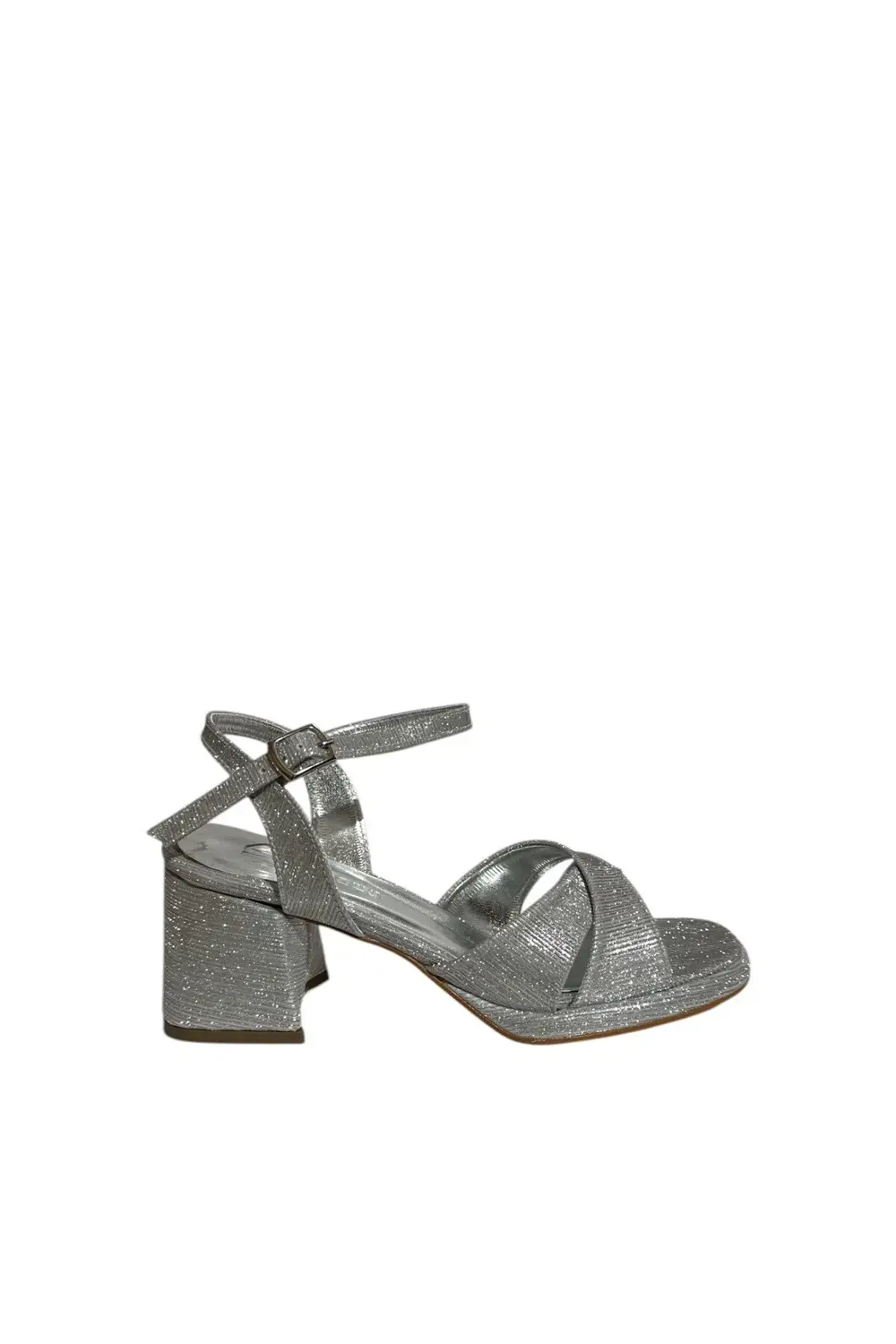 Mg Shoes 7105 Kadın Tek Bantlı Topuklu Saten Ayakkabı (Yaz 25)