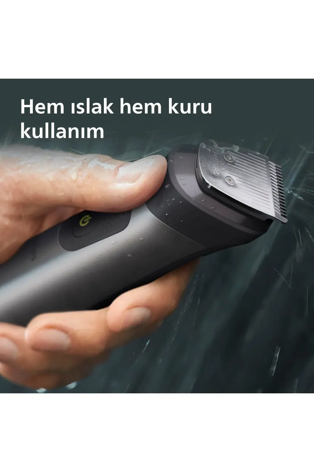 MG5940/15 12'si 1 Arada Erkek Bakım Seti - Yüz/saç/vücut (Islak/k