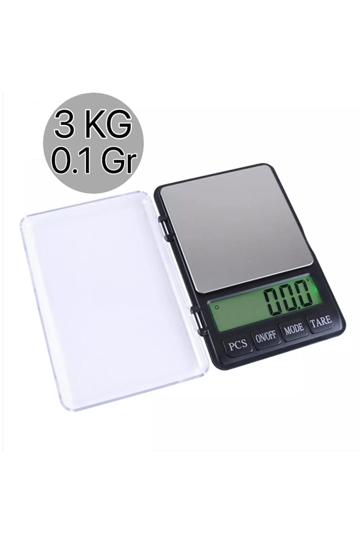 Mh-999 Pratik Dijital Hassas Mutfak Terazisi Hassas Tartı 2000 G /0.01 Gr. Hassasiyet