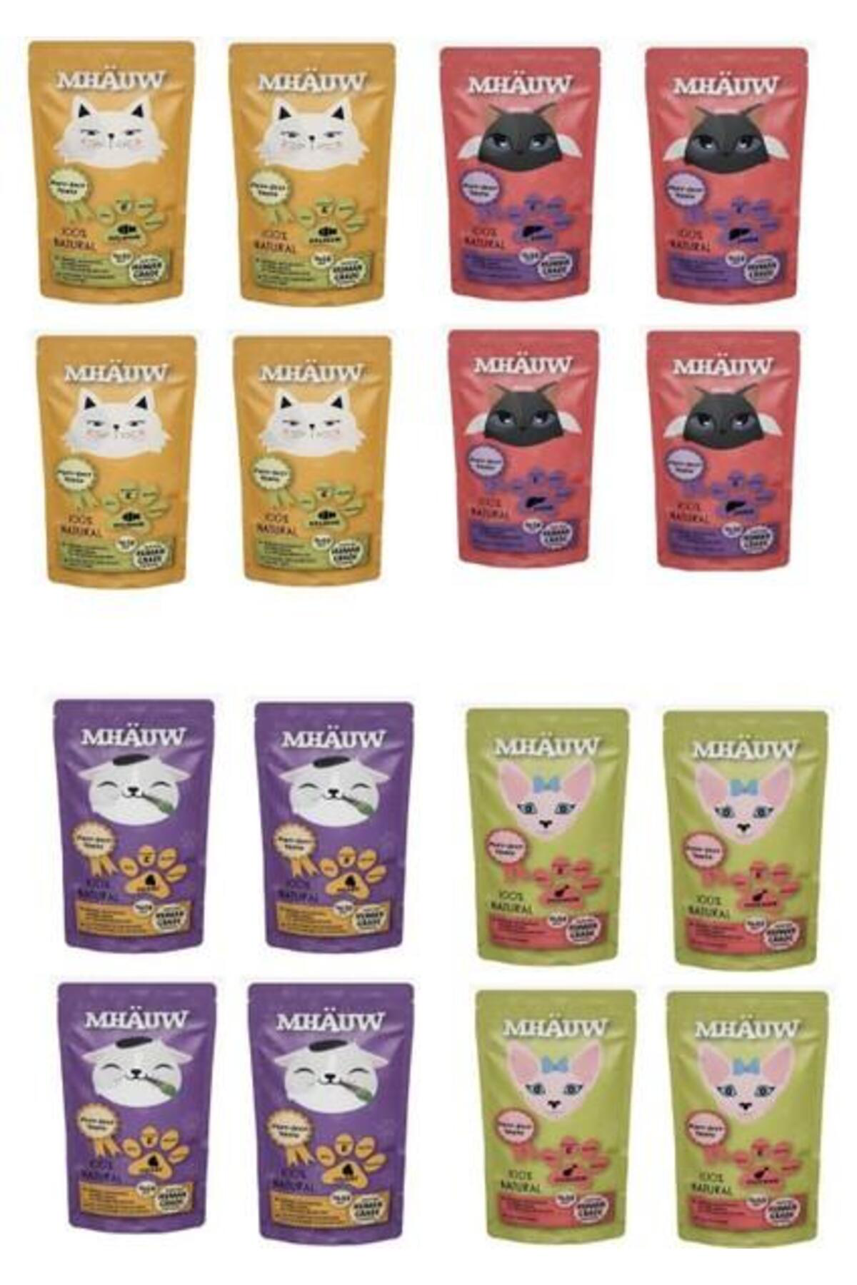 Mhauw 4 Farklı Lezzet Çorba Kedi Ödülü 80 gr 16 Adet
