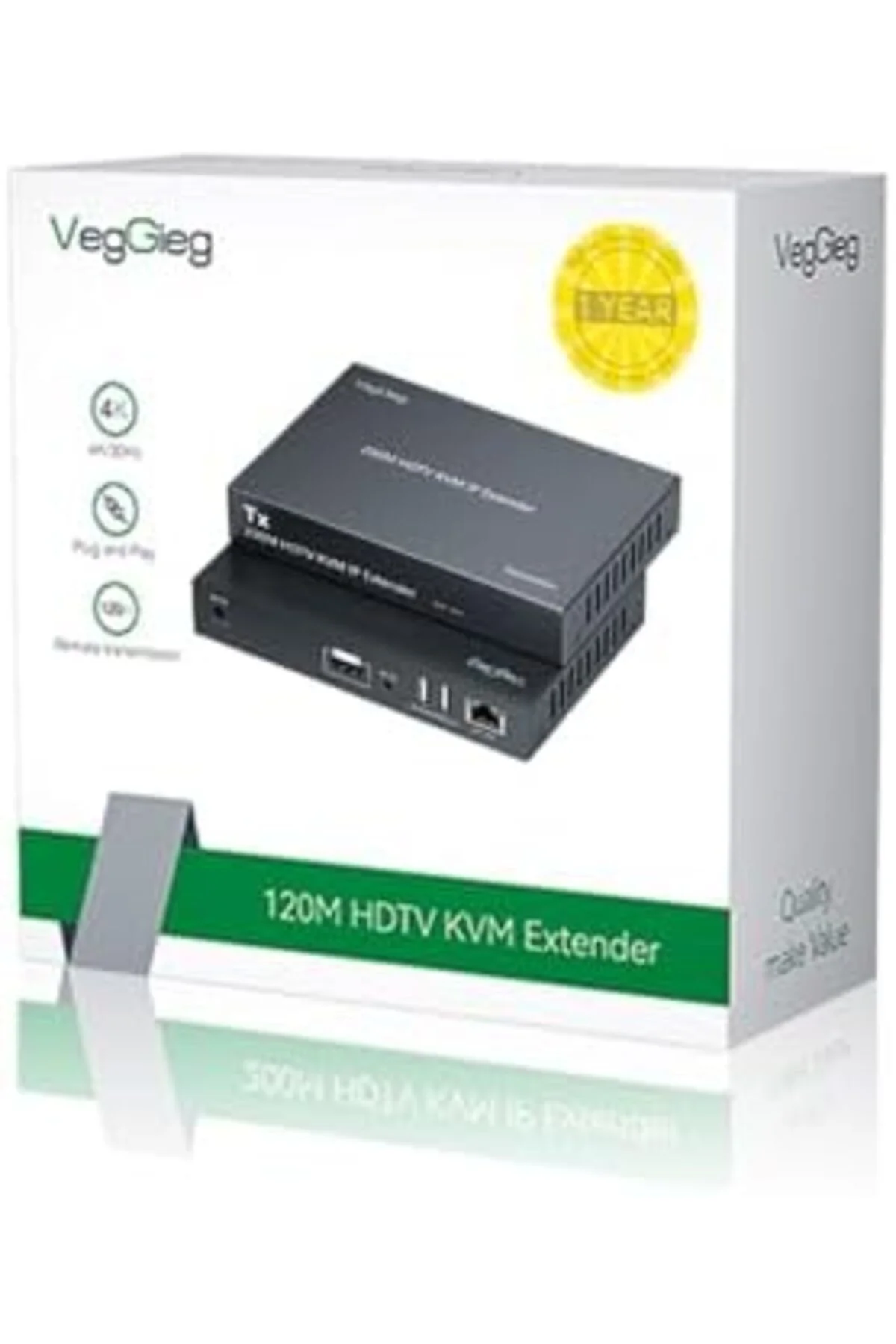 mhtshop 1080P Full HD 60Hz HDMI KVM IP Extender 200 Metre CAT5E/6