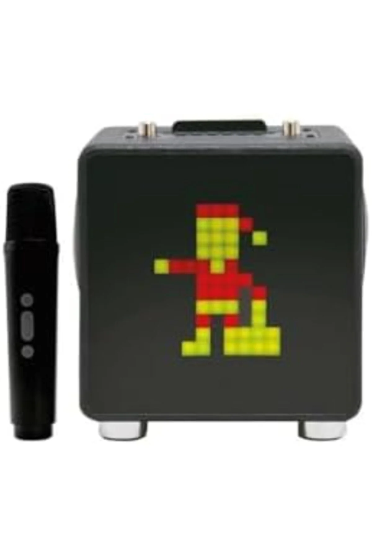 mhtshop 15W 11X11 Piksel Led Ekranlı Karaoke Bluetooth Hoparlör S