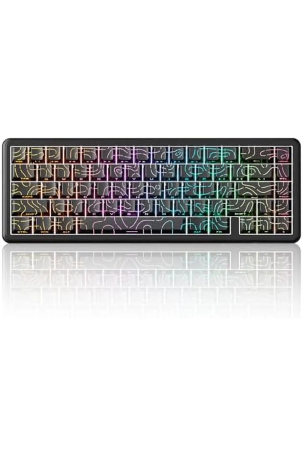 mhtshop ATTACK SHARK X65 HE Manyetik Anahtarlı 65% Gaming Klavye 