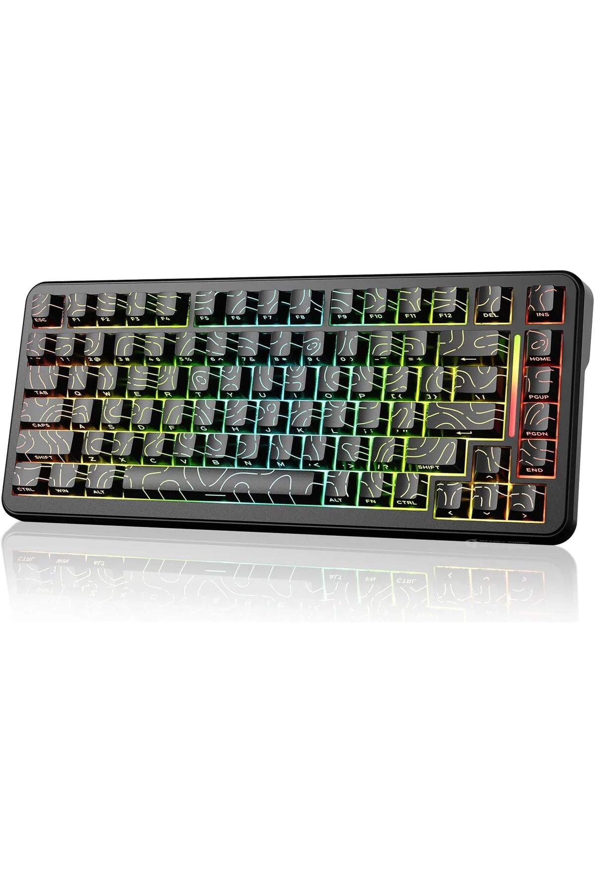 mhtshop ATTACK SHARK X82PRO HE 75% Kablosuz Gaming Klavye – Hall 