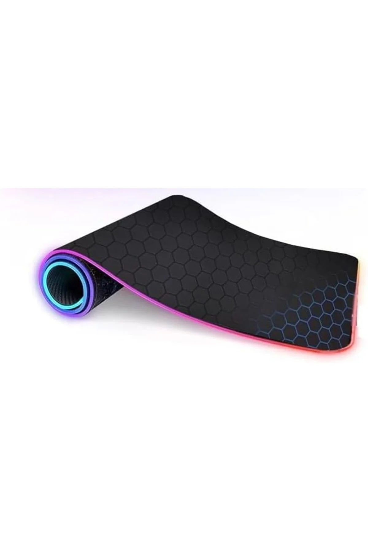 mhtshop Büyük Boy XXL 80x30cm Mavi Petek Dilim Ritim Desenli RGB 