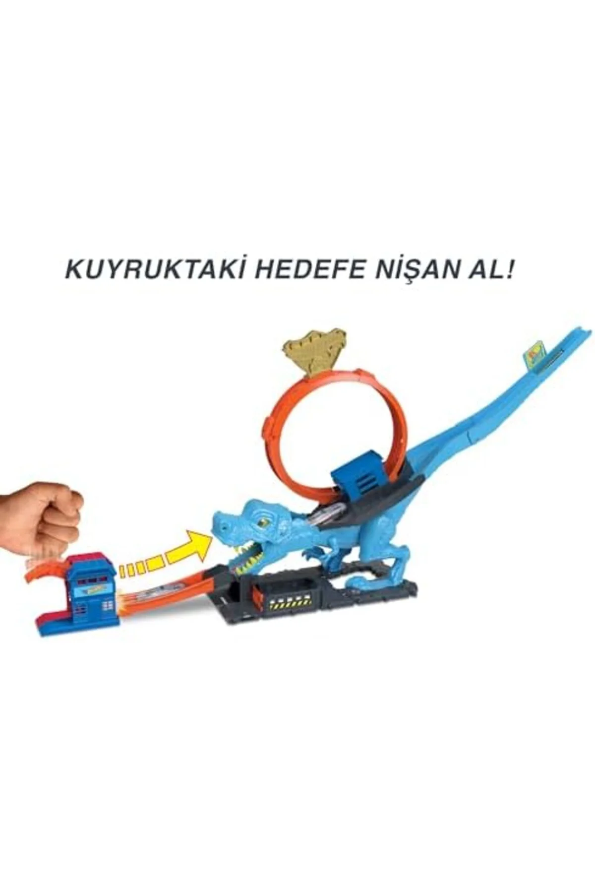 mhtshop Dinozor ile Mücadele™ Oyun Seti 1 adet oyuncak araba içer