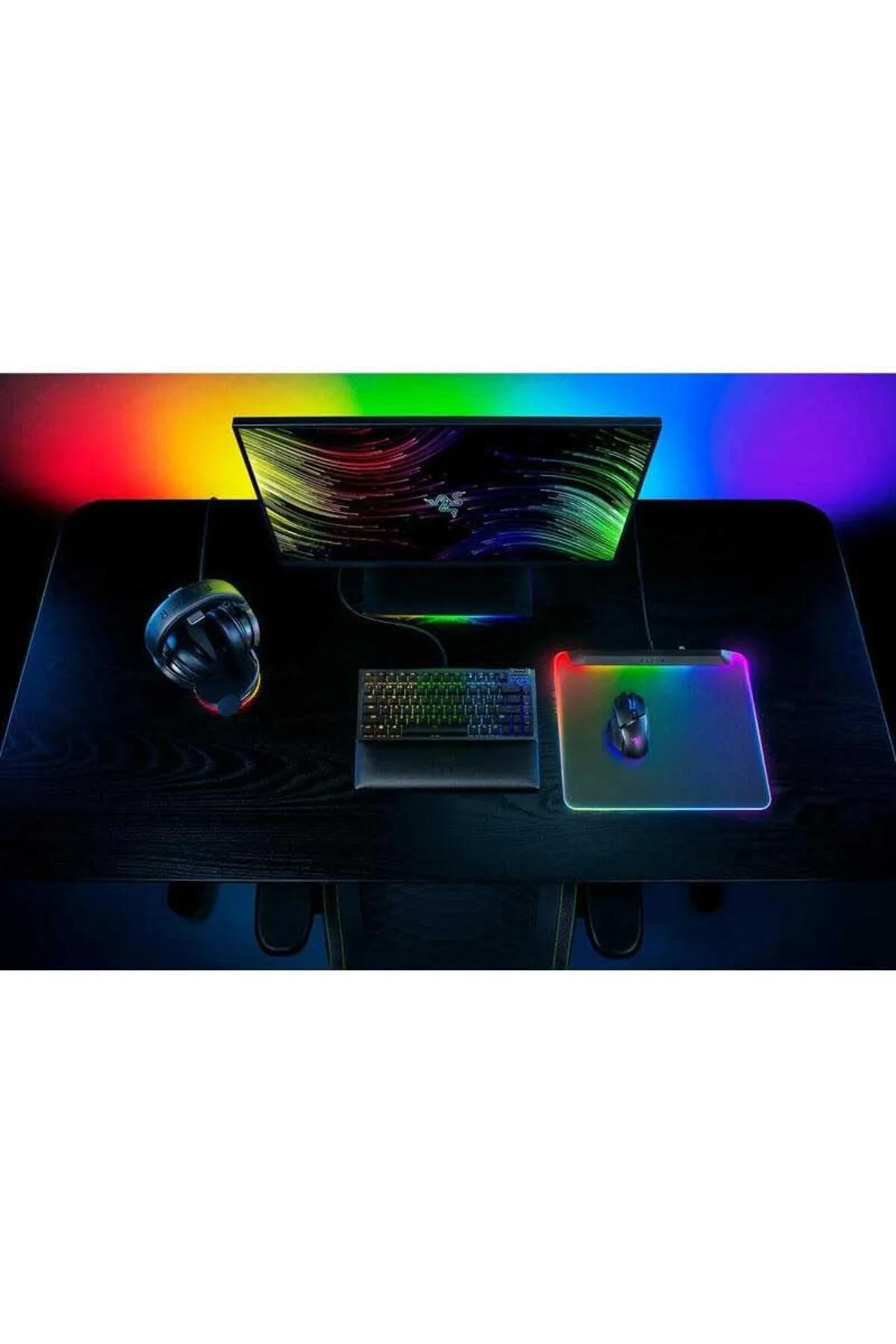 mhtshop Firefly V2 Pro - RGB arkadan aydınlatmalı oyun mouse matı
