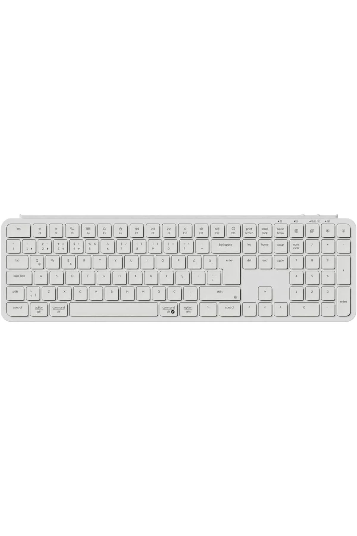 mhtshop Keychron B6 Pro%100 Full Size Ultra-Slim 2.4 GHz Türkçe K