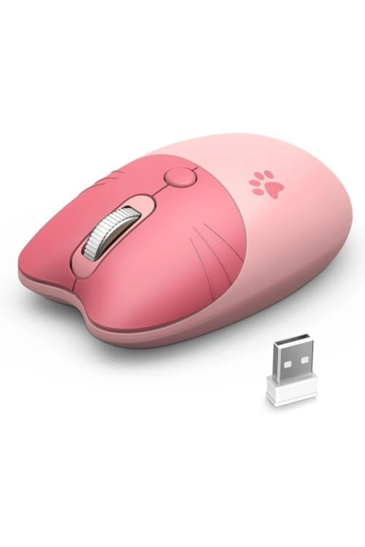 mhtshop Mofii Mouse Renkli Kedi Tasarım Kablosuz Sessiz Bilgisaya