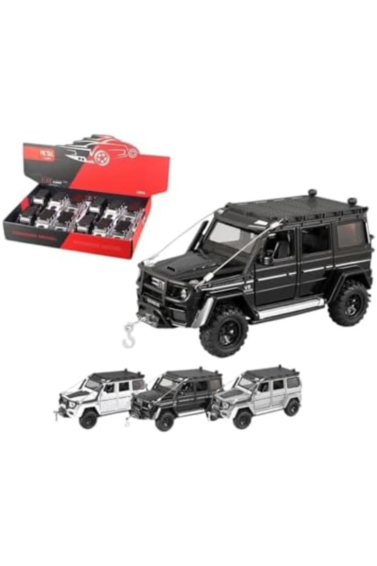 mhtshop XHD-B3232-Vardem Çek Bırak Işıklı Ve Sesli Off Road Jeep 