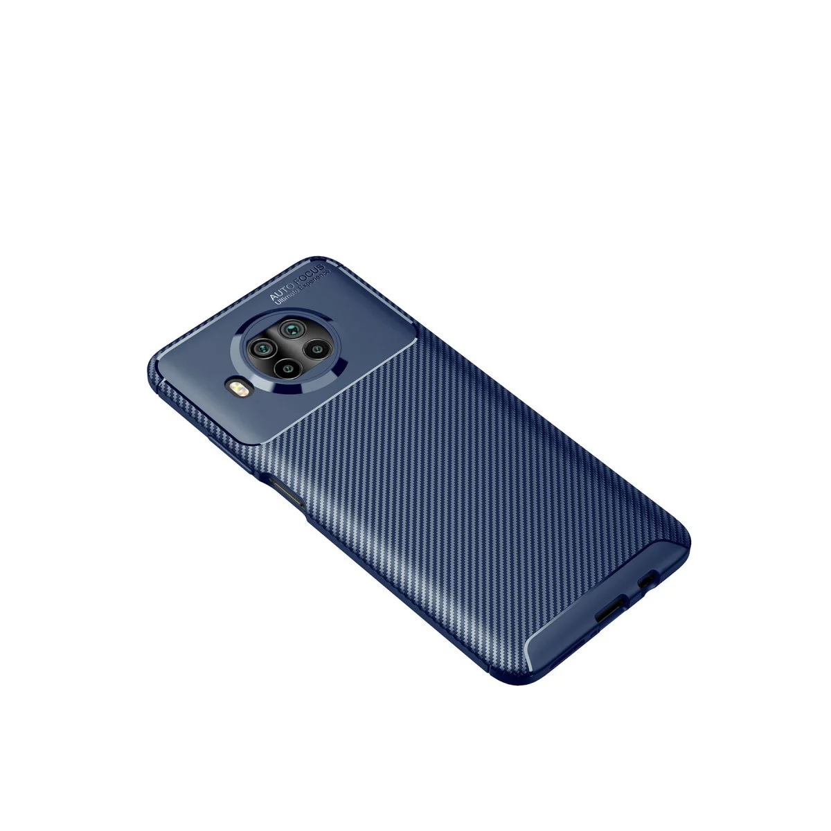 Mi 10T Lite Auto Focus Karbon Kılıf - Lacivert Premium Koruma ve Şıklık
