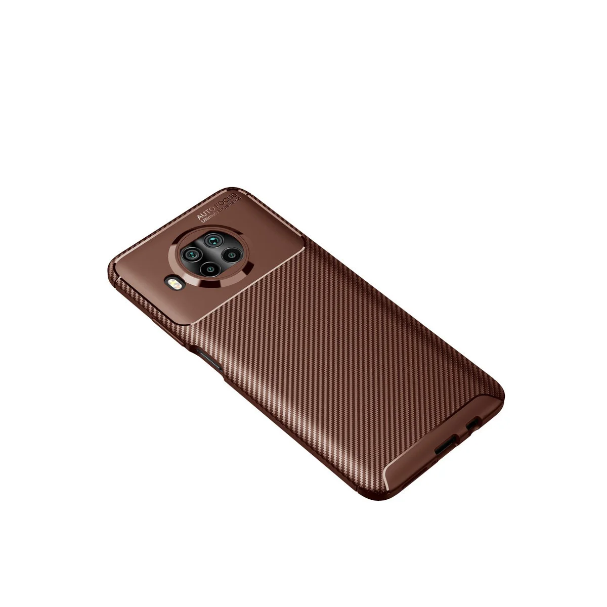 Mi 10T Lite Auto Focus Karbon Fiber Kılıf Kahverengi - Düşme Korumalı, Kamera Korumalı ve Estetik Fiyatı, Yorumları ve Özellikleri