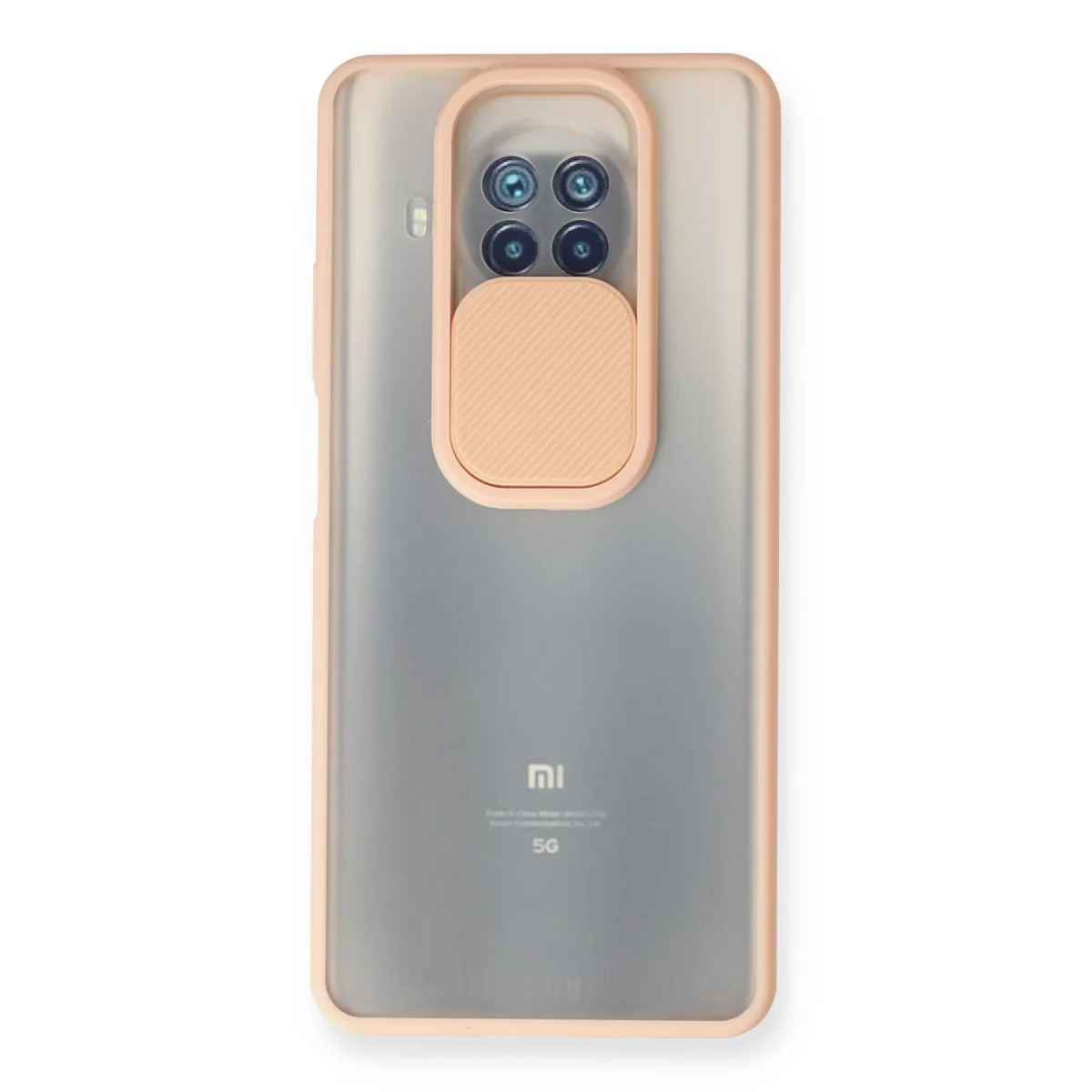 Mi 10T Lite Kılıf - Palm Buzlu Kamera Sürgülü Silikon Kılıf