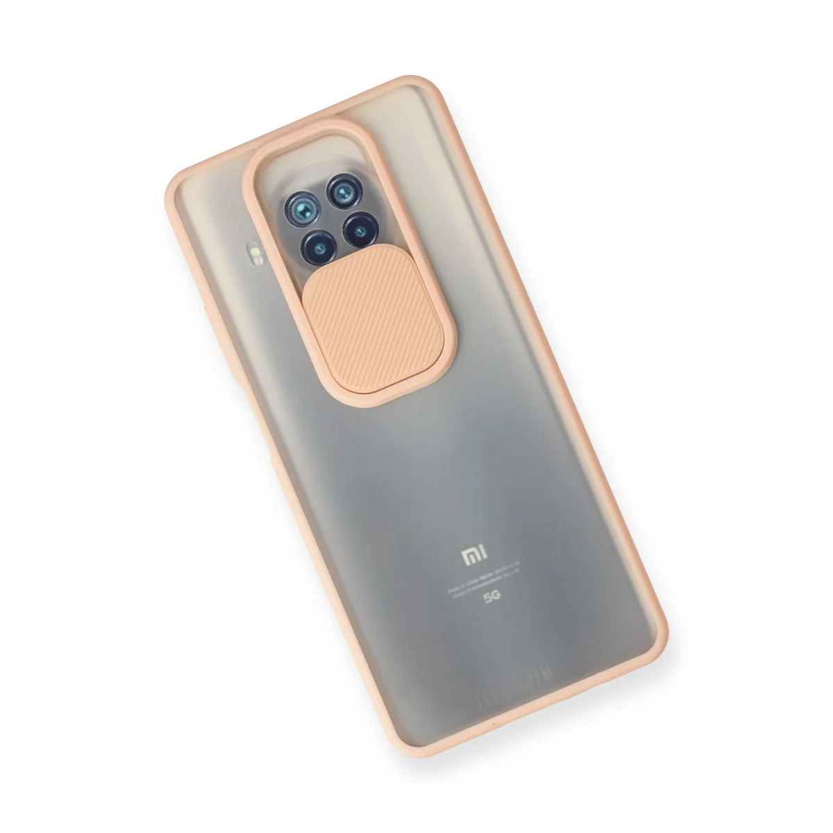 Mi 10T Lite Kılıf - Palm Buzlu Kamera Sürgülü Silikon Kılıf