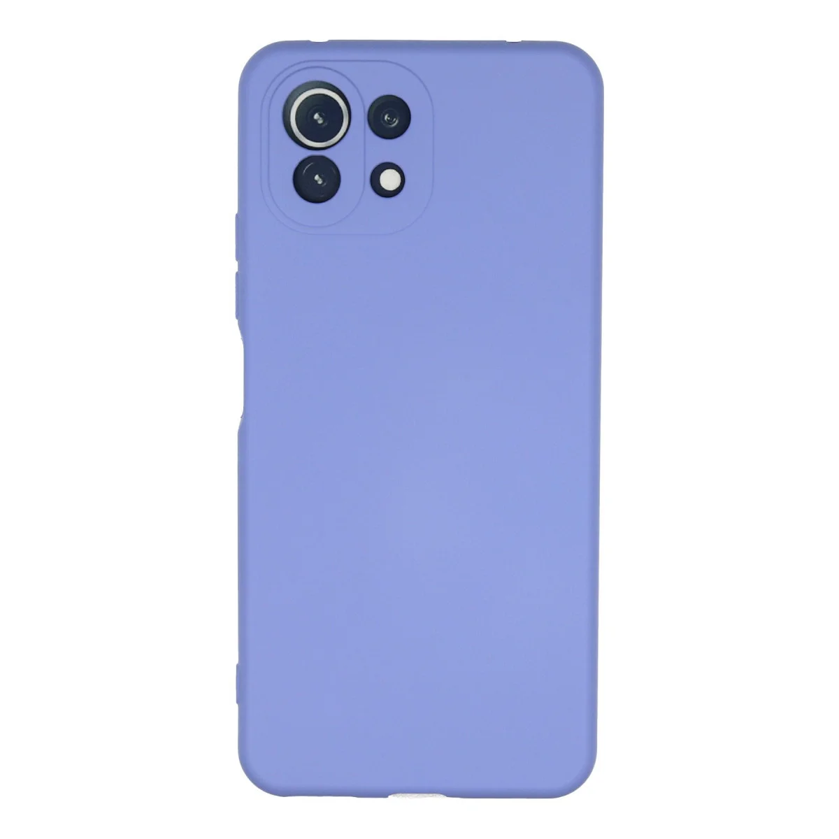 Mİ 11 Lite Nano İçi Kadife Silikon Kılıf Lila - Yerli Üretim, Tam Koruma