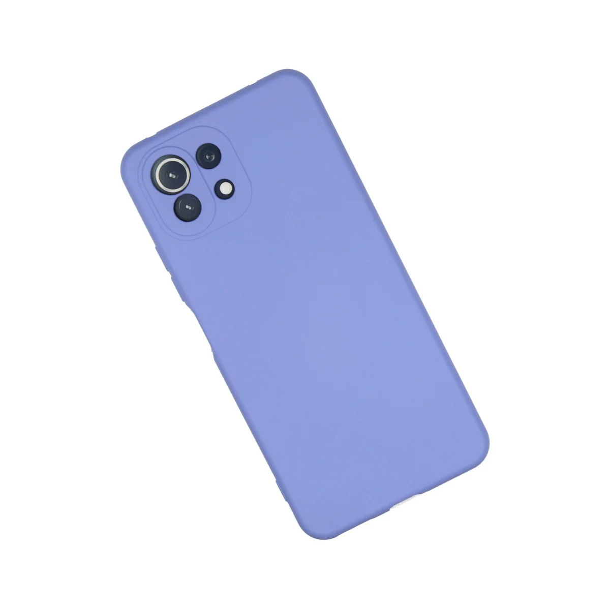 Mİ 11 Lite Nano İçi Kadife Silikon Kılıf Lila - Yerli Üretim, Tam Koruma