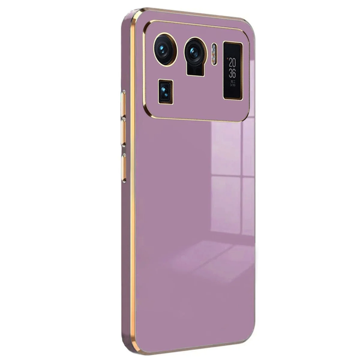 Mi 11 Ultra Silikon Kılıf - Mor Volet Serisi Premium Koruma
