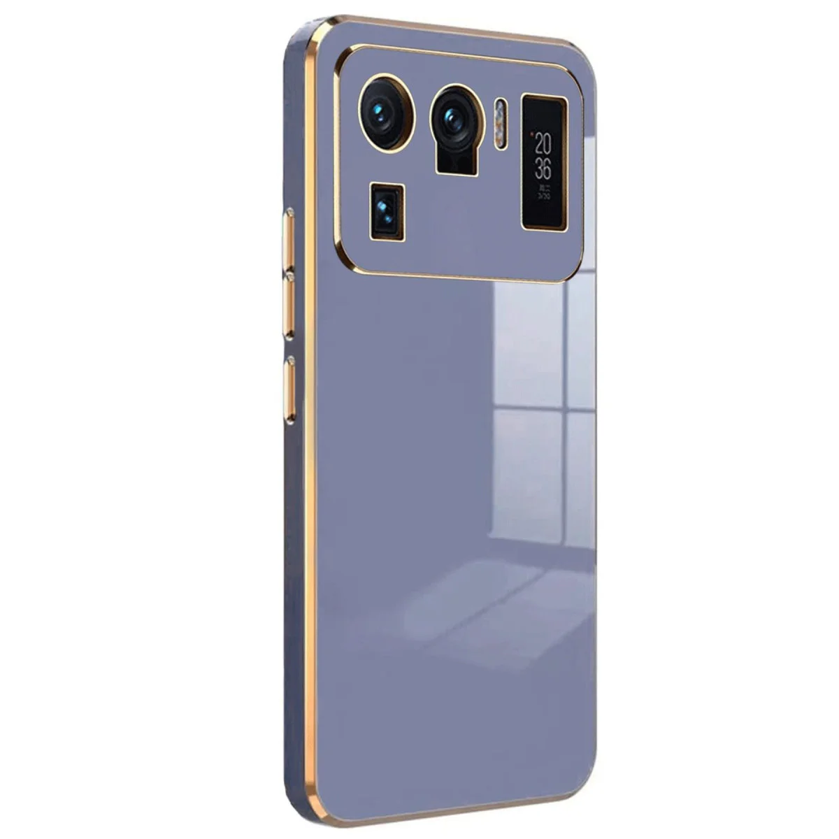 Mi 11 Ultra Volet Silikon Kılıf - Mavi, Şık ve Korumalı