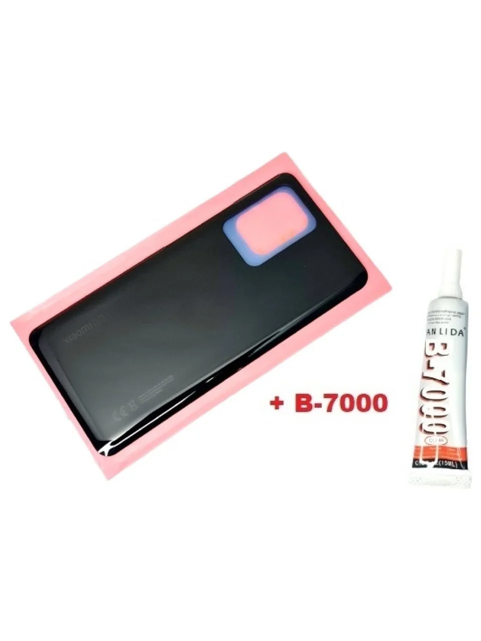 Mi 11T - Mi 11T Pro Arka Pil Kapağı Siyah (B7000 1 Mi 11T - Mi 11T Pro Arka Pil Kapağı Siyah (B7000 1