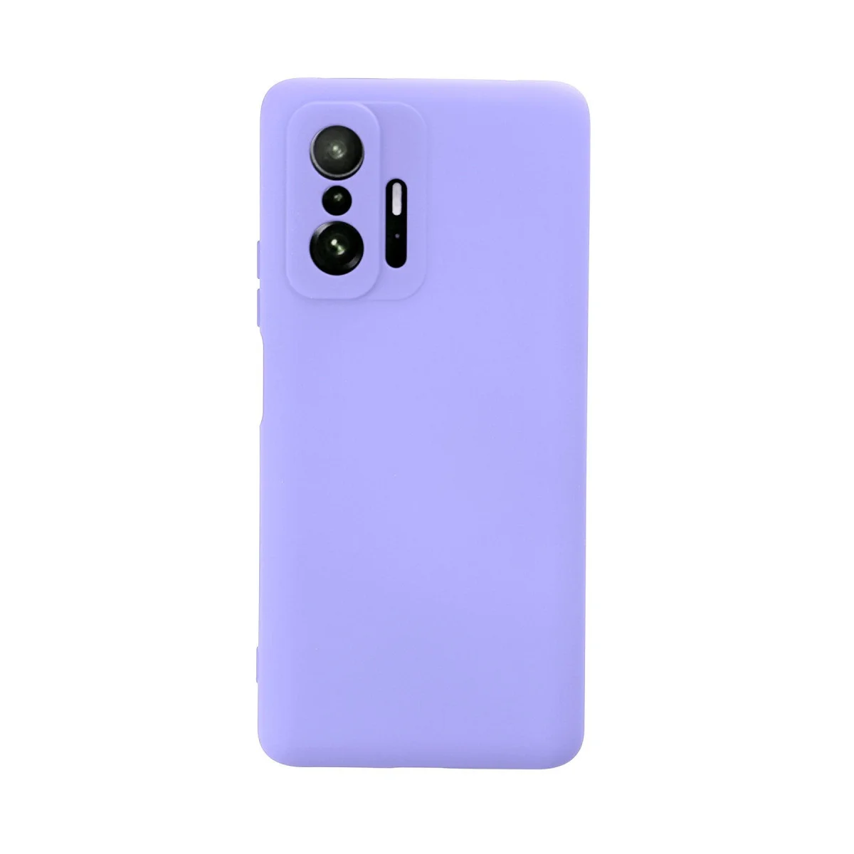 Mi 11T Pro Kadife Silikon Kılıf Nano İçi - Lila Premium Koruma