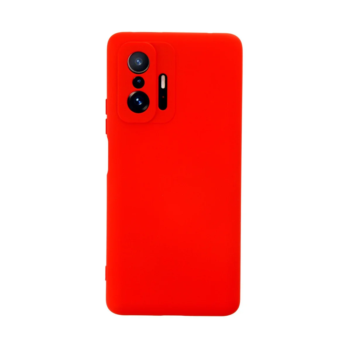 Mi 11T Pro Nano İçi Kadife Silikon Kılıf - Kırmızı | Northcity Güvenli Koruma