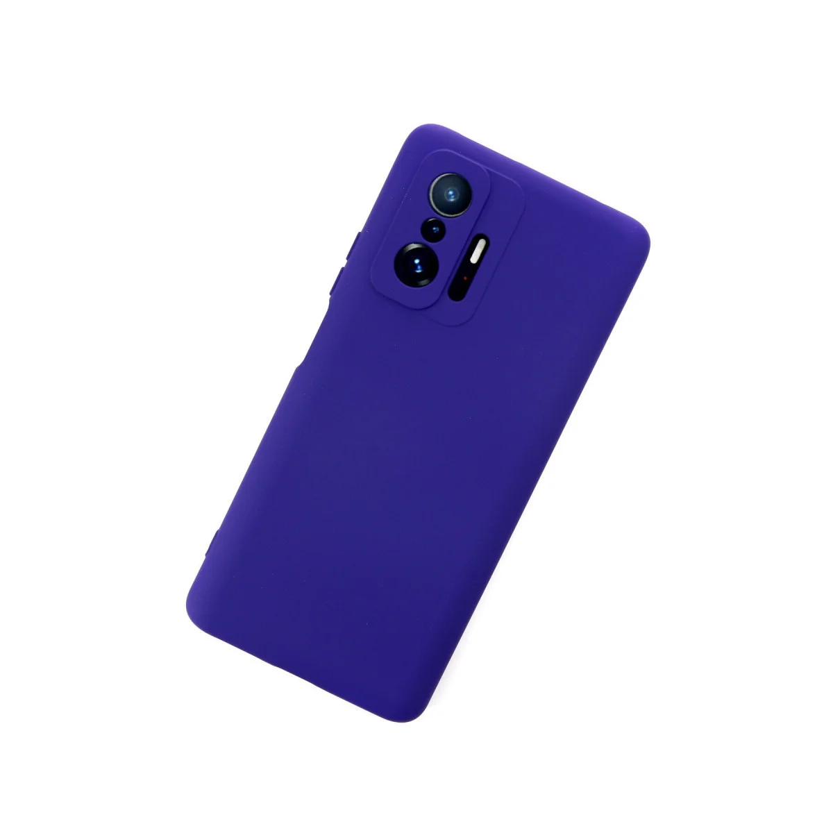 Mi 11T Pro Nano İçi Kadife Silikon Kılıf - Mor