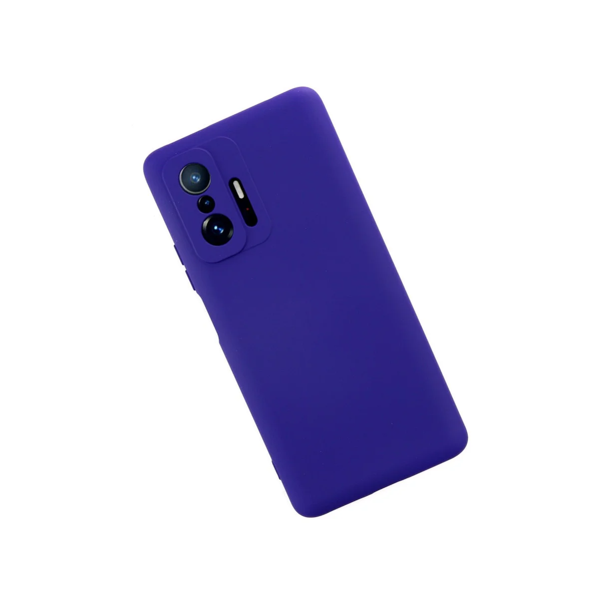 Mi 11T Pro Nano İçi Kadife Silikon Kılıf - Mor