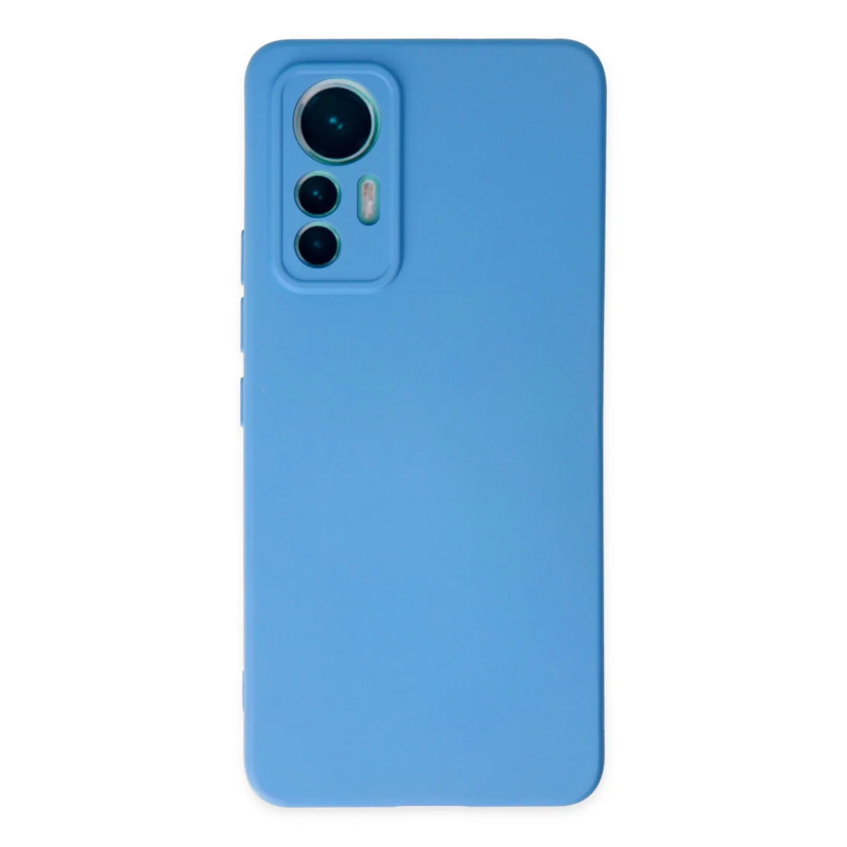 Mi 12 Lite Kılıf - Nano İçi Kadife Silikon Mavi - Yerli Üretim