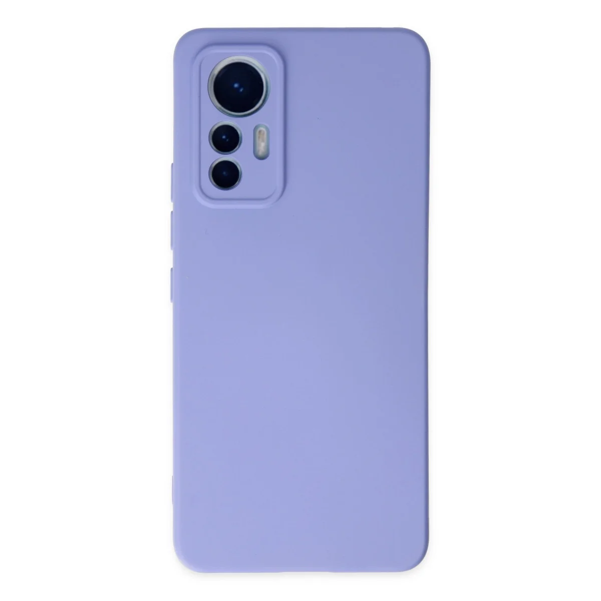 Mi 12 Lite Nano İçi Kadife Silikon Kılıf - Lila