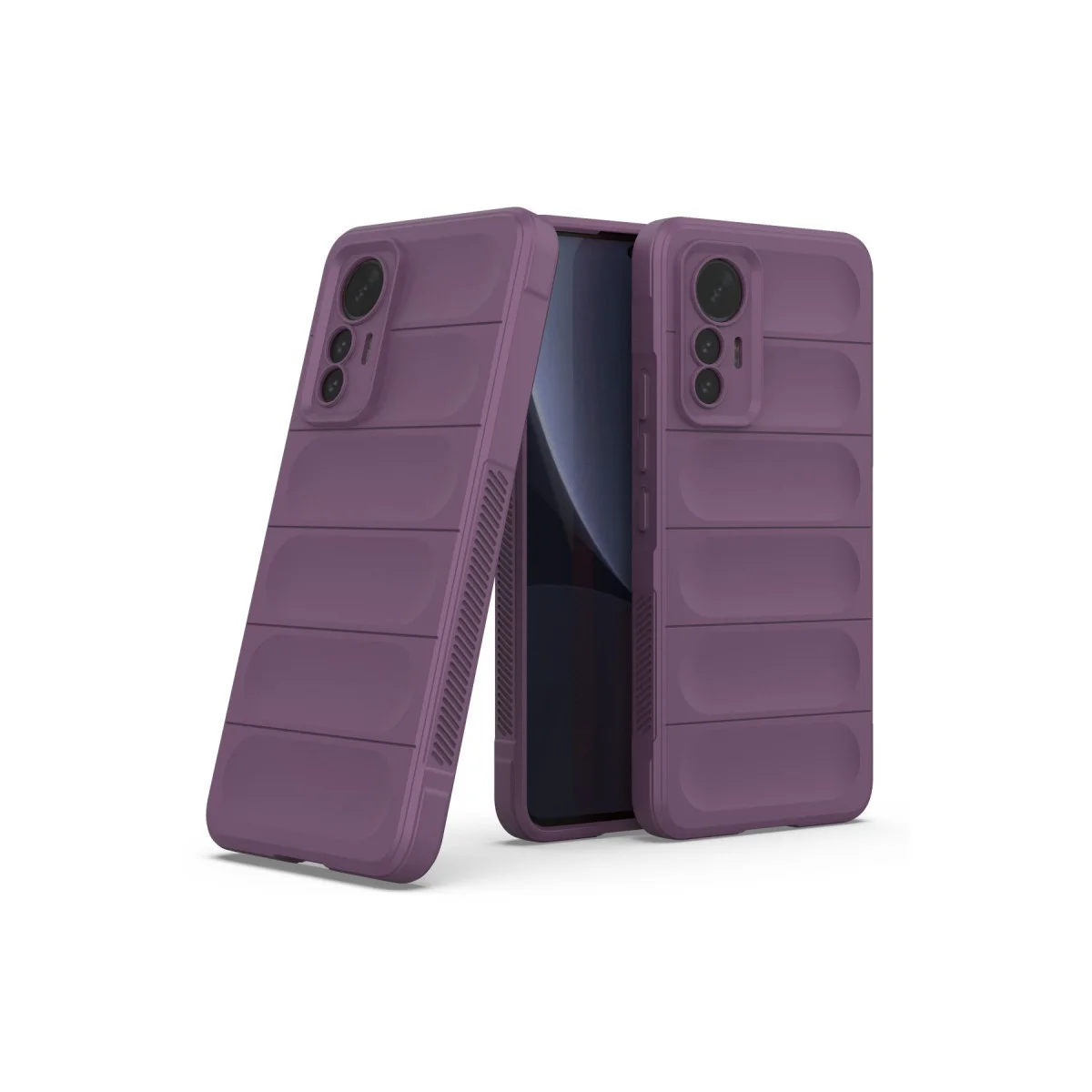 Mi 12 Lite Optimum Silikon Kılıf - Mor ve Şık Koruma