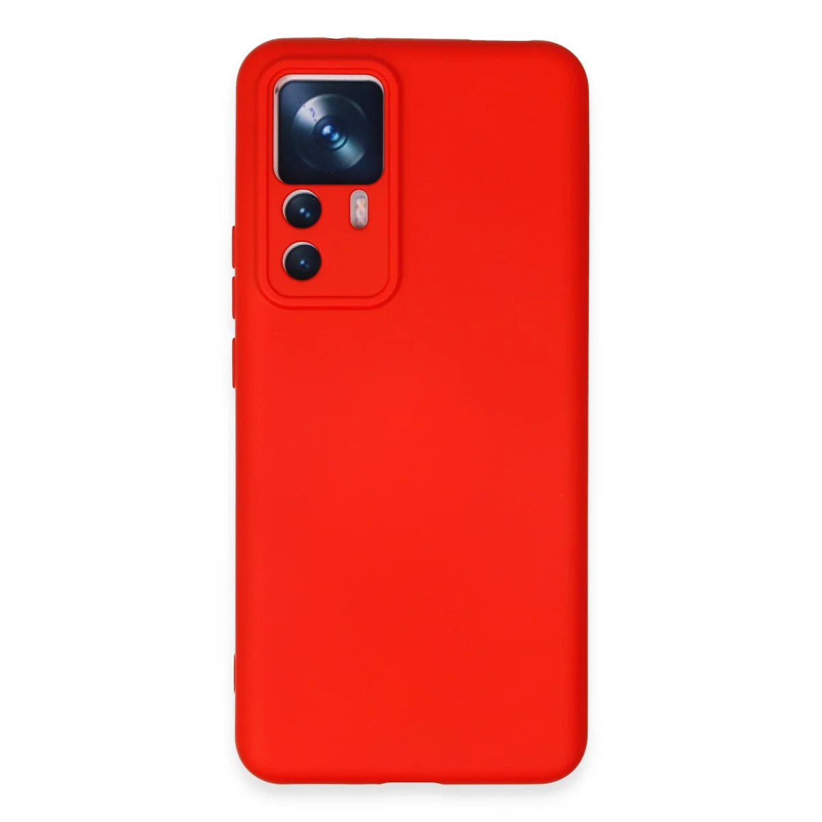 Mi 12T Pro Nano İçi Kadife Kılıf - Kırmızı (Maksimum Koruma ve Şıklık)
