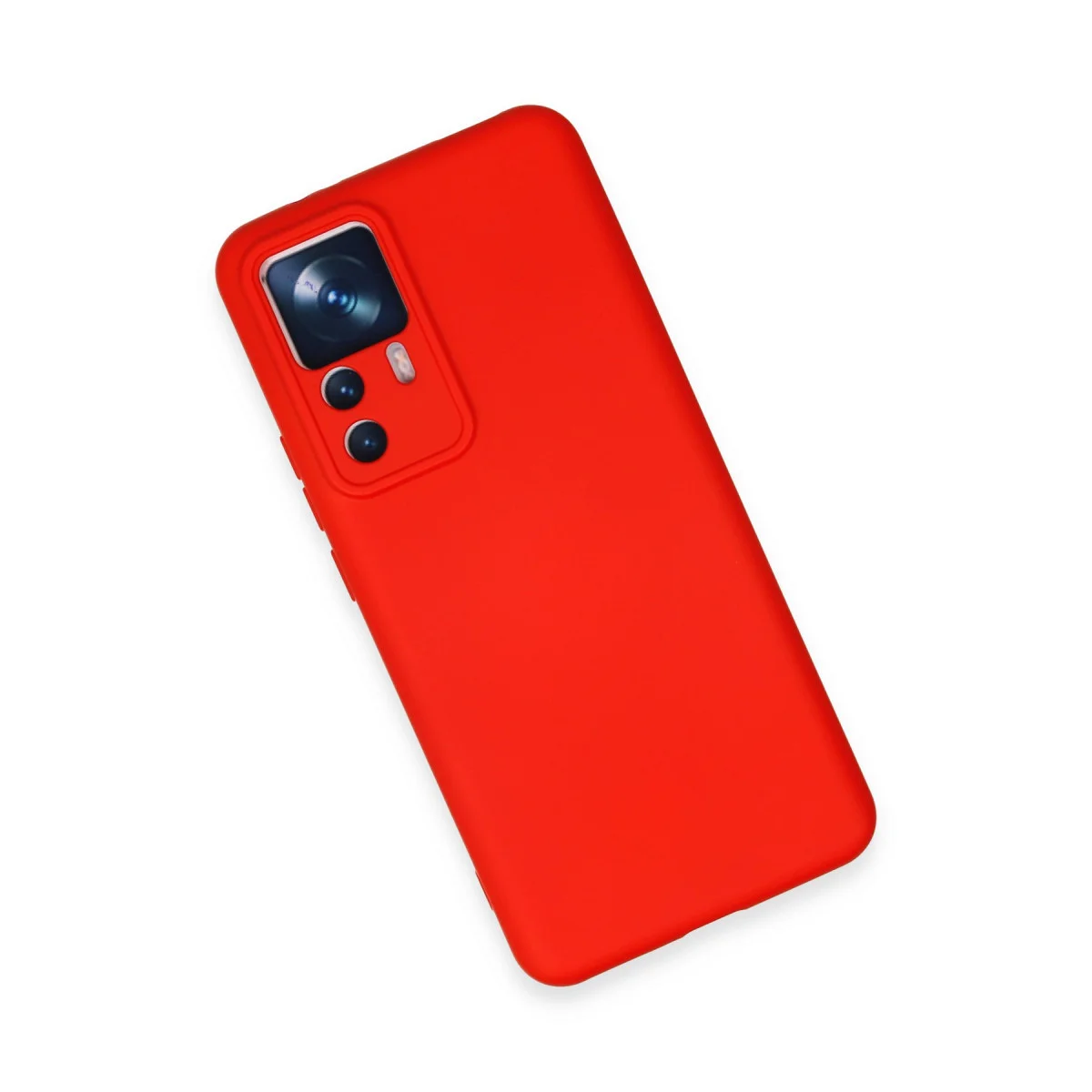 Mi 12T Pro Nano İçi Kadife Kılıf - Kırmızı (Maksimum Koruma ve Şıklık)