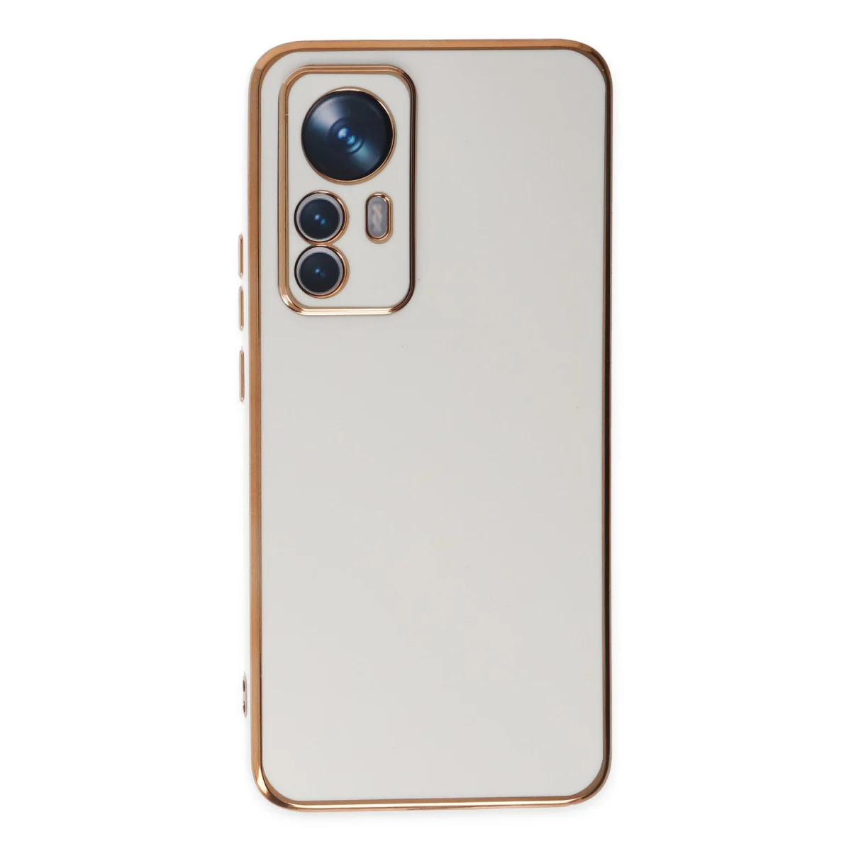 Mi 12T Pro Volet Silikon Kılıf - Premium Koruma ve Şıklık (Beyaz)