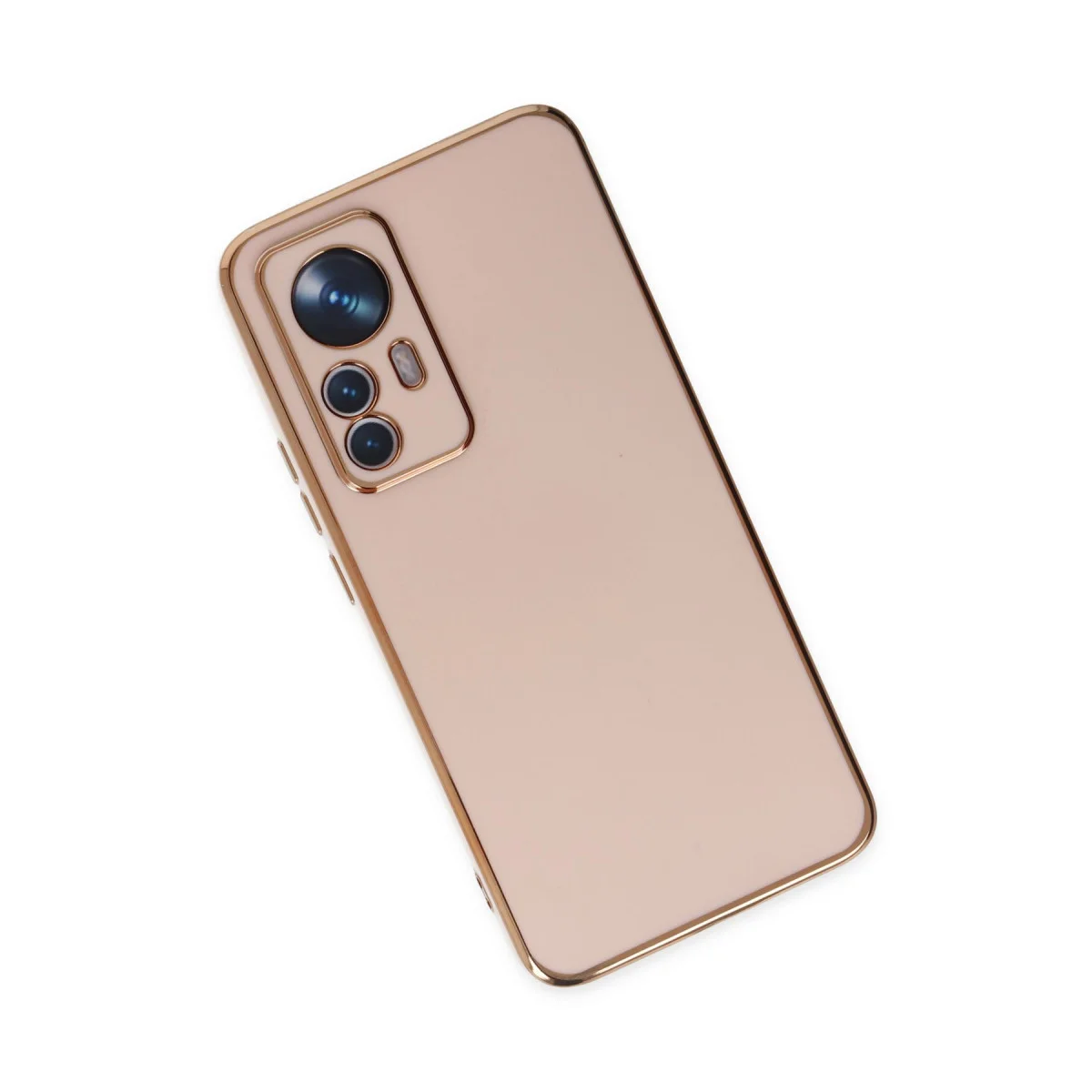 Mi 12T Pro Volet Silikon Kılıf - Pembe - 7 Renk Seçeneği ve Premium Koruma